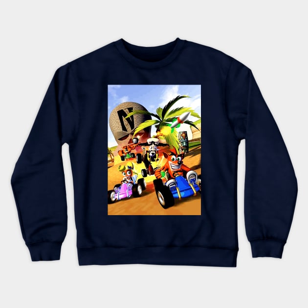 Bandicoot Bliss Crewneck Sweatshirt by RianSanto